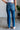 Campbell High Rise Center Seam Detail Straight Jeans