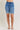 Judy Blue High Waist Medium Wash Bermuda Shorts for Women – Frayed Hem, Stretch Denim, Casual Summer Fit