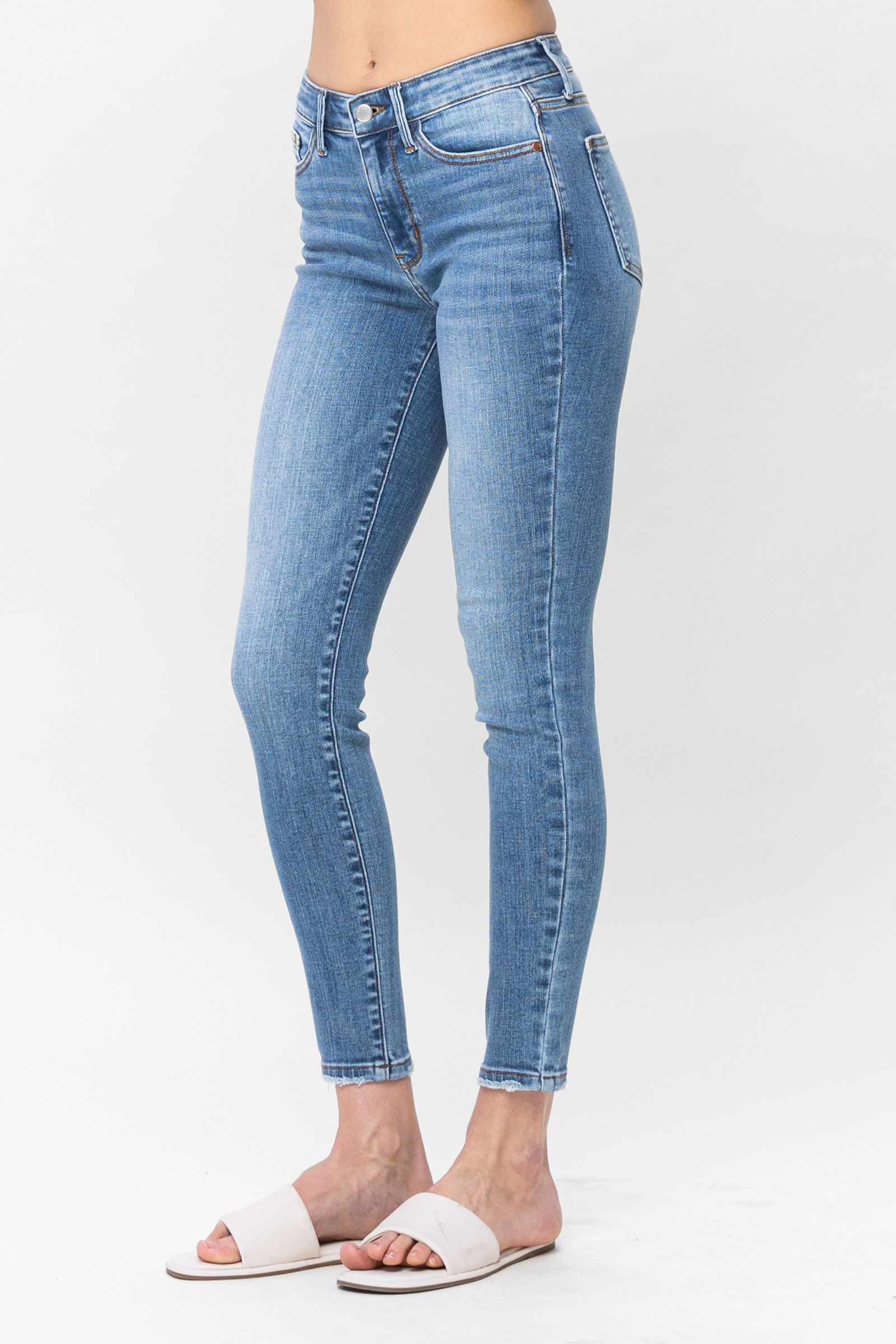 Judy Blue Mid Rise Vintage Skinny