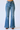 Judy Blue High Waist Petite Tummy Control Double Button Flare, Inseam 30"