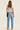 Judy Blue Mid Rise Light Wash Ankle Straight with Bandana, Inseam 28"
