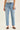 Judy Blue Mid Rise Light Wash Ankle Straight with Bandana, Inseam 28"