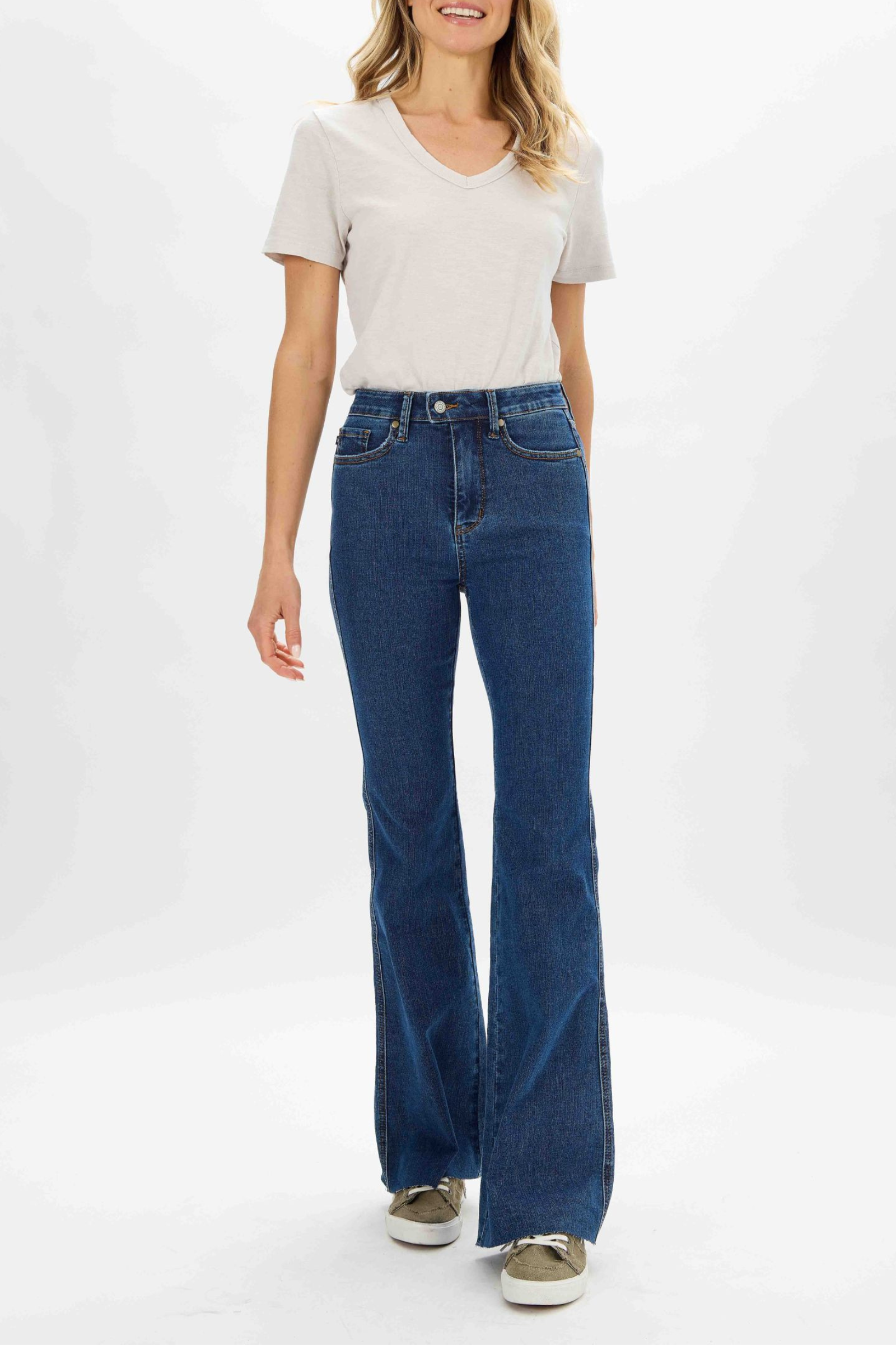 Judy Blue High Waist "Cool Denim" Control Waist Flare