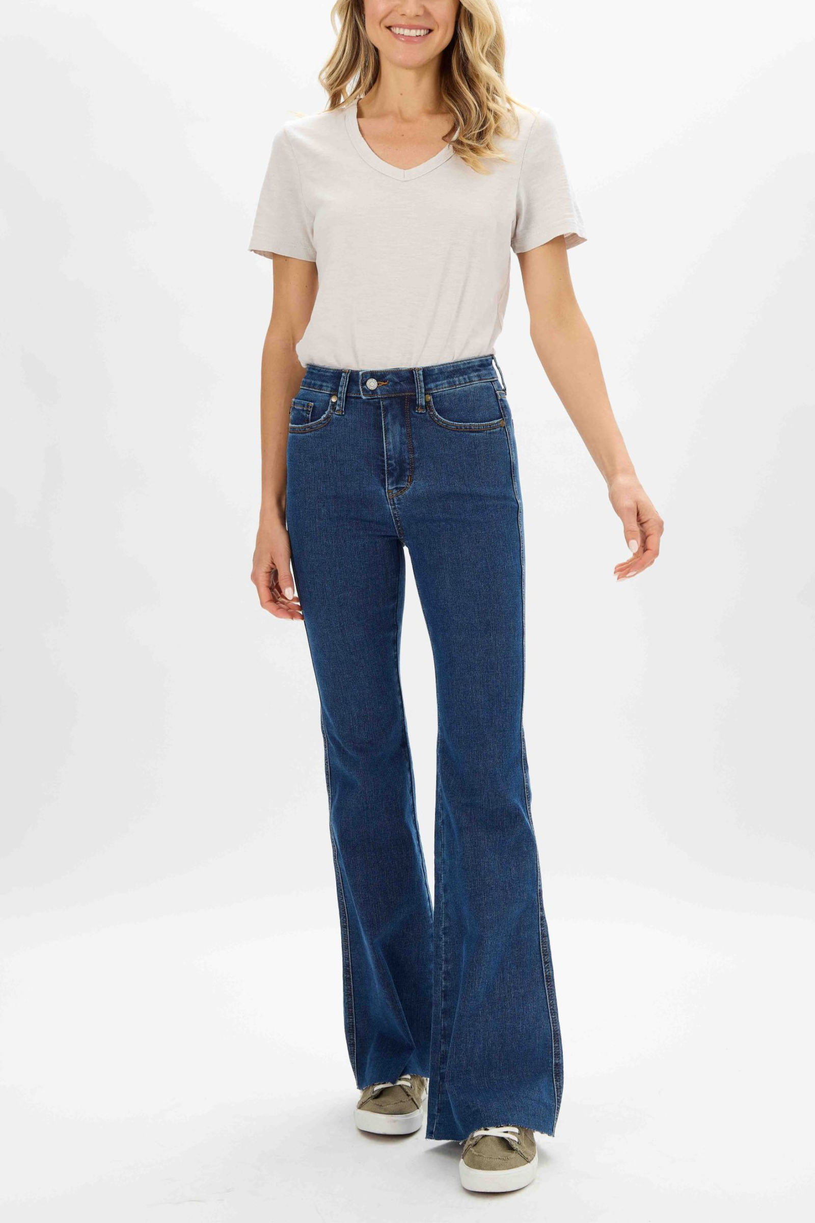 Judy Blue High Waist "Cool Denim" Control Waist Flare