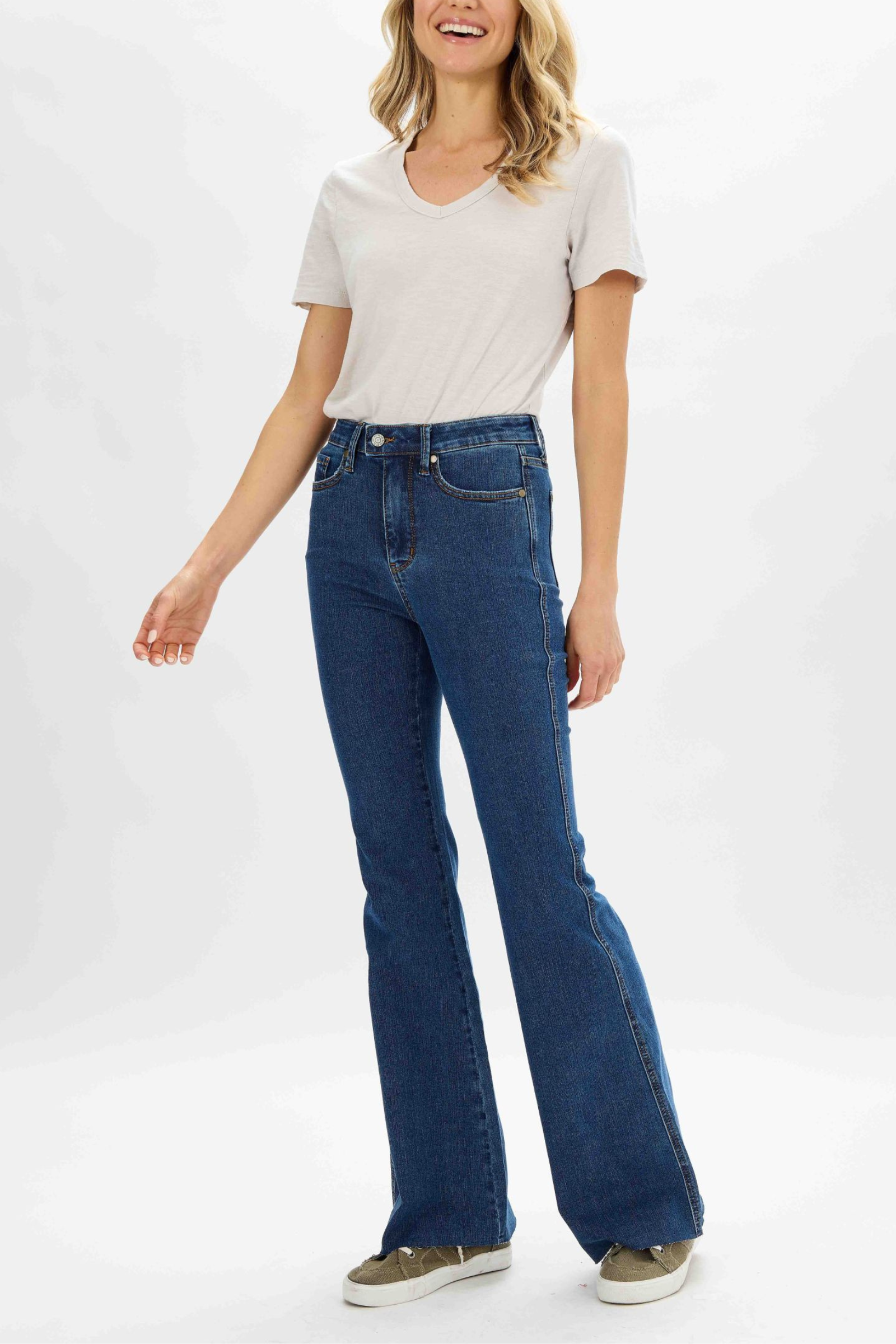 Judy Blue High Waist "Cool Denim" Control Waist Flare