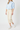 Judy Blue High Waist Off White Garment Dye Crop Wide Leg