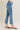 Judy Blue Mid Rise Vintage Wash Destroy Hem Kick Flare, Inseam 27"