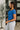 Basically A Part of Me Scoop Necked Tee in Classic Blue