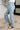 Debbie High Rise Stone Wash Straight Fit Jeans