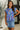 Flirt Alert Flutter Sleeve Top in Blue