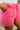 For the Love of the Game Mineral Wash Shorts in Fuchsia