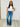 Ariana High Rise Double Button Waistband Flare Jeans