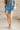 Kara High Rise Rigid Magic Button Fly Cutoff Shorts