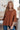 Lotta Love Knitted Sweater Top in Rust