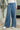 Lounge Line Wide Leg Sweats in Dusty Blue