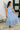 Only Chance Pleated Smock Waist Maxi Dress in Blue
