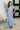 Only Chance Pleated Smock Waist Maxi Dress in Blue