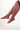 Maroon knee-high socks on a white background