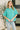 Sense of Clarity Boxy Top in Turquoise