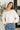 Side Hustle Off Shoulder Long Sleeve Top in Bone