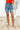 Sonnie Mid Rise Bermuda Cutoff Shorts