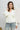 Xanidu Long Sleeve V Neck Blouse in White