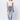 Judy Blue High Rise Light Wash Destroyed Shark Hem Skinny-Denim-Watermelon Apparel