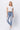 Judy Blue High Rise Light Wash Destroyed Shark Hem Skinny-Denim-Watermelon Apparel