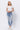 Judy Blue High Rise Light Wash Destroyed Shark Hem Skinny-Denim-Watermelon Apparel