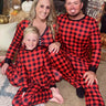 Matching Family Pajamas in Buffalo Plaid (RTS)-Womens-Watermelon Apparel