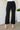 August High Rise Wide Leg Crop Jeans in Black