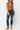 Judy Blue Mid Rise 4" Cuff Minimal Destroy Straight